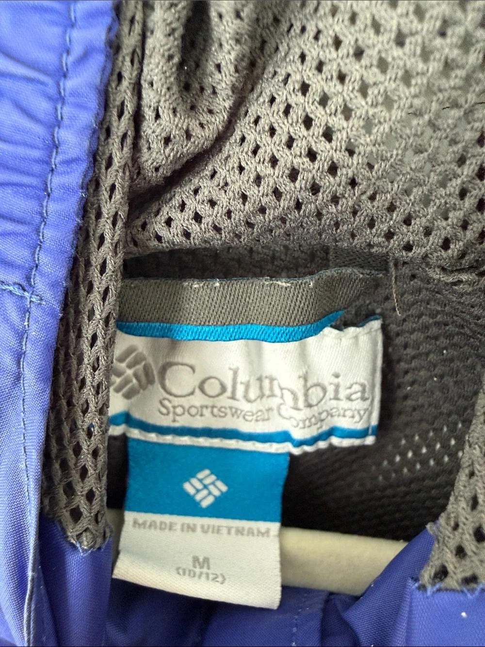 Columbia Kids Blue and Gray Hooded Jacket